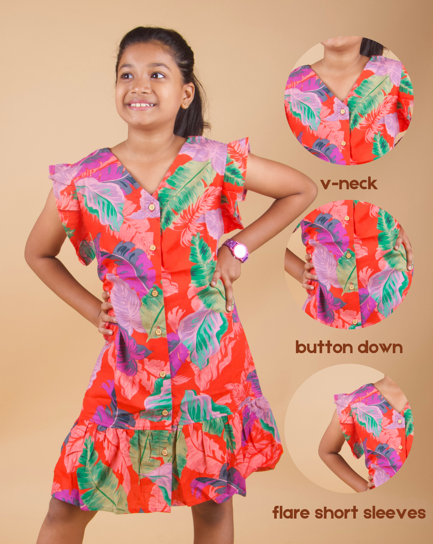 Red Leaf Frock