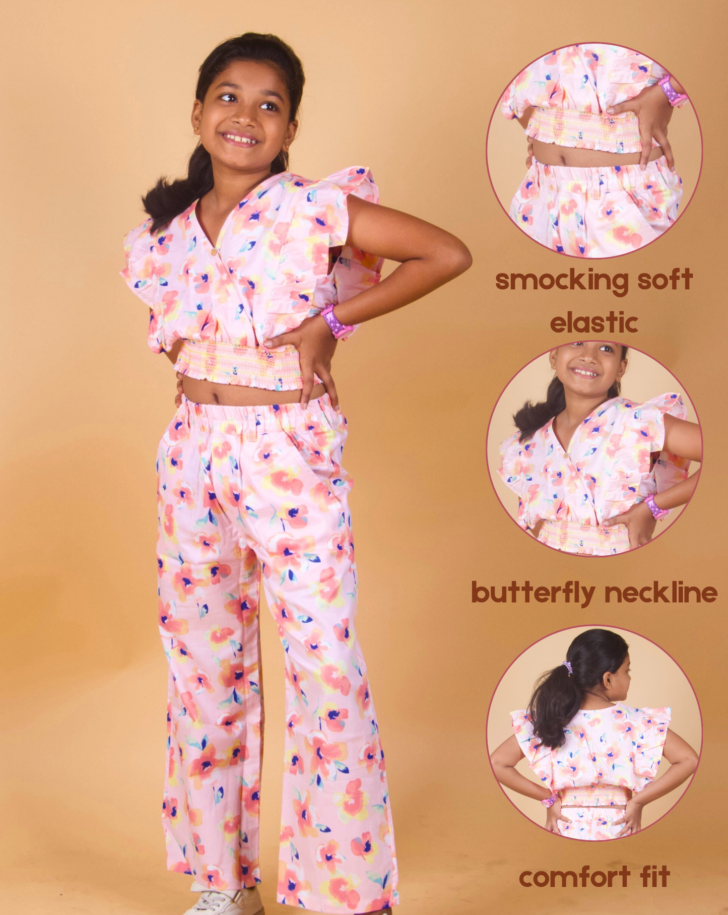 Peach Blush Co ord Set