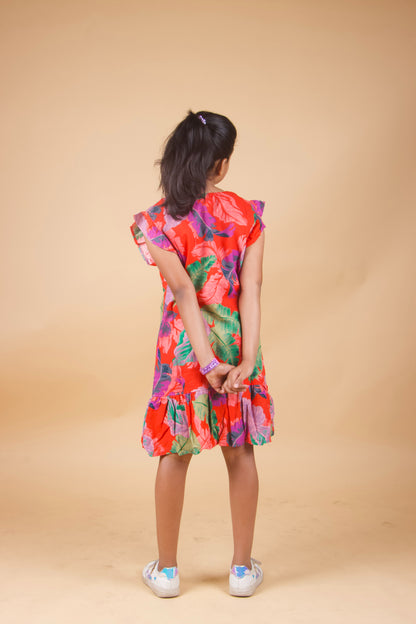 Red Leaf Frock