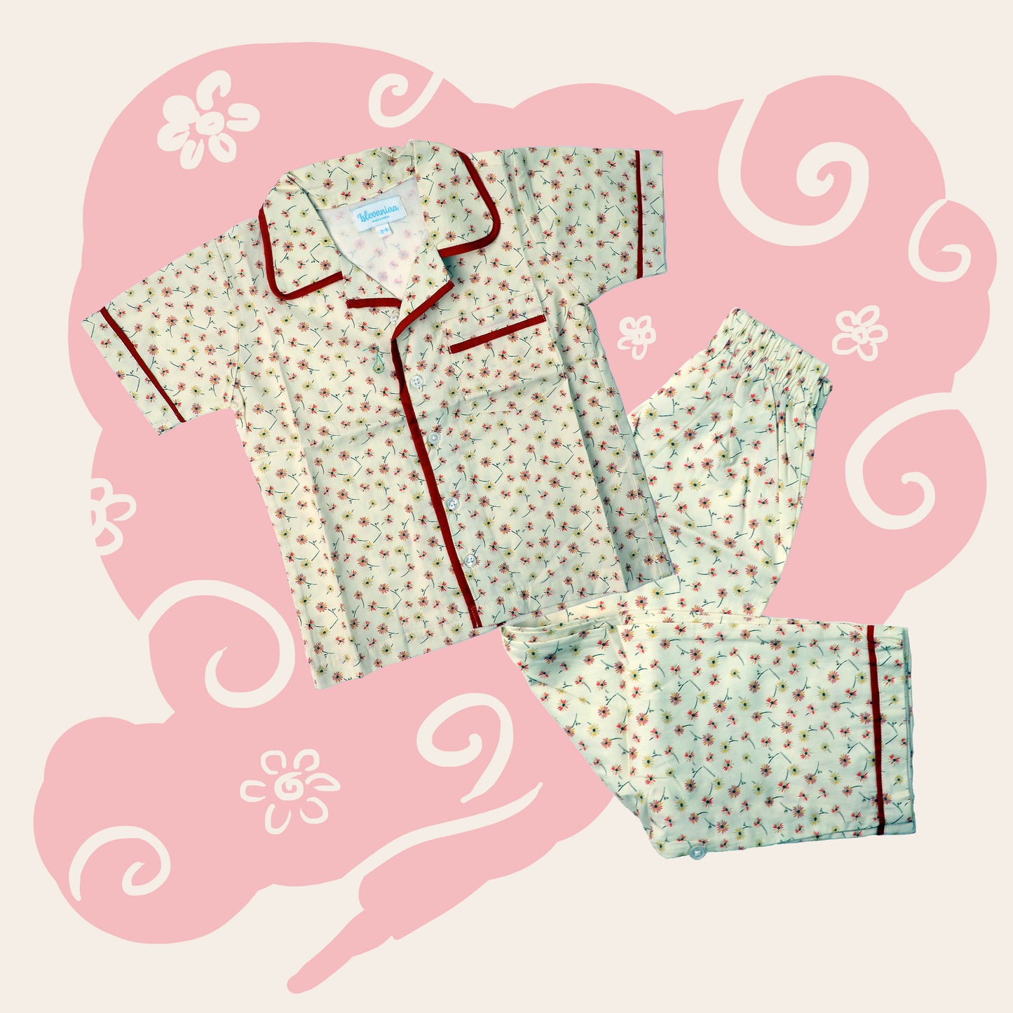 Oopsy Daisy Girls Pyjama Set