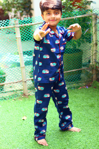 Truck Print Boys Co-ord Pyjamas