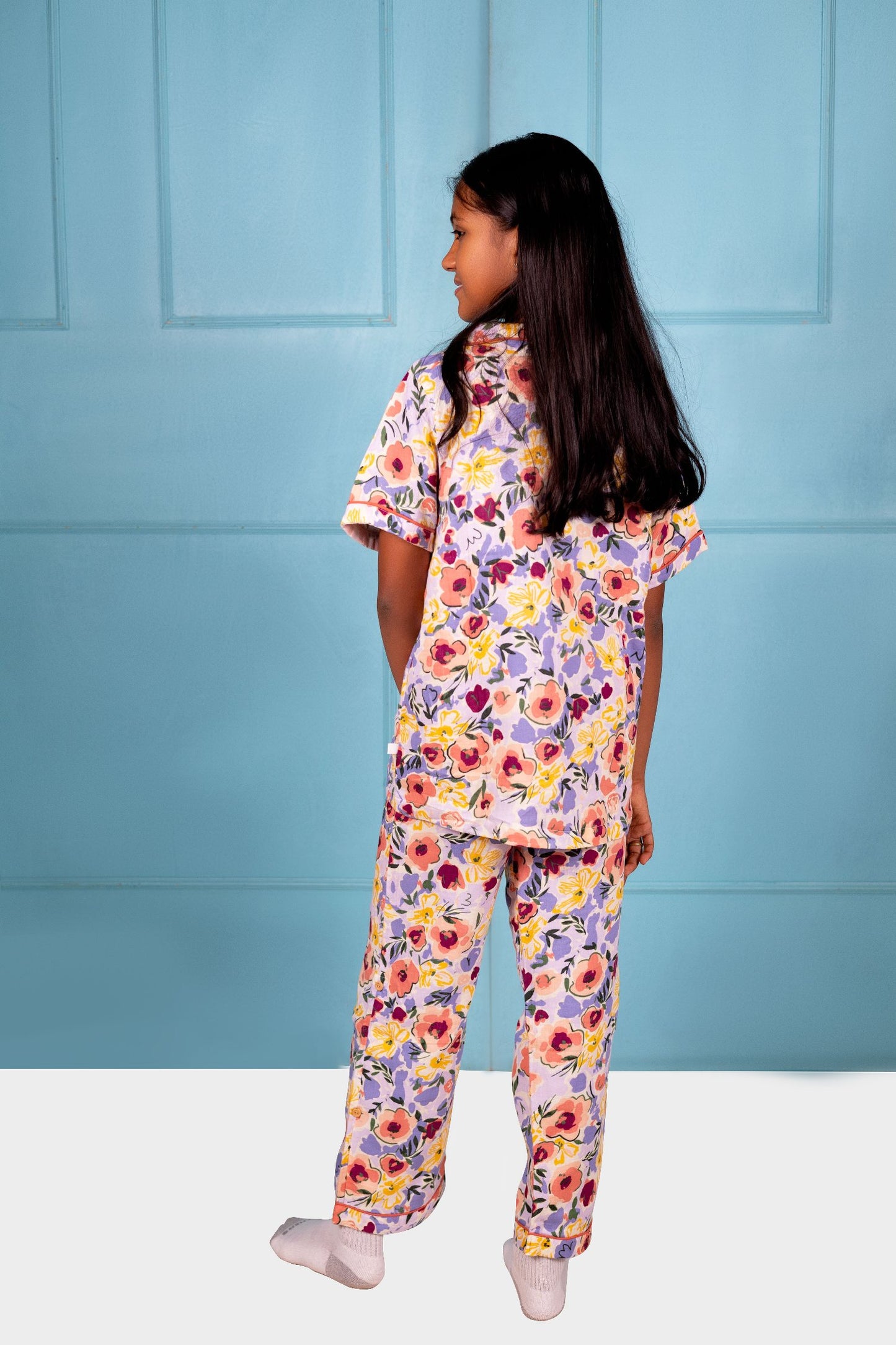 Garden Flowers Girls Co-ord Pajama